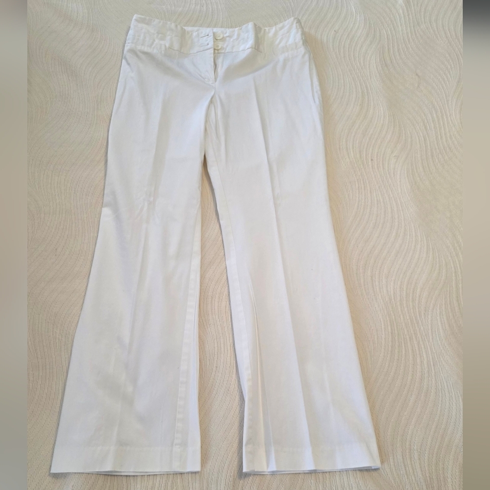 Fashion Bug Crisp White Flare Pants